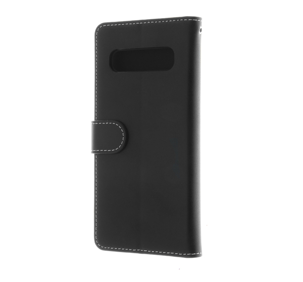 Insmat Flip Case, Samsung Galaxy S10 - pl&aring;nboksfodral, Svart