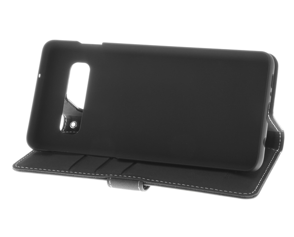 Insmat Flip Case, Samsung Galaxy S10 - pl&aring;nboksfodral, Svart