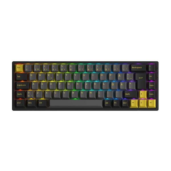 Akko 3068B 65%, CS Jelly Pink, black/gold - wireless mechanical keyboard