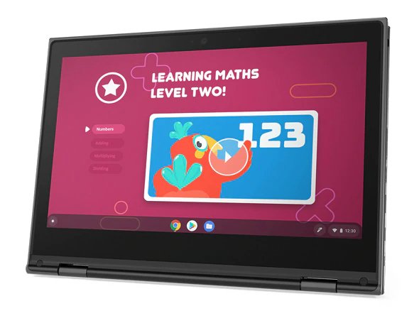 Lenovo 11.6" 500e (2nd Gen), 8GB RAM, 64GB eMMC, Chrome OS - notebook, Black