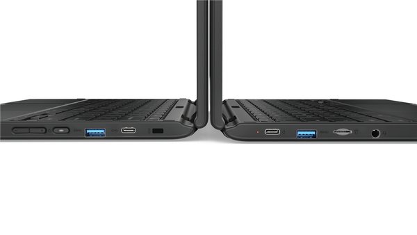 Lenovo 11.6" 500e (2nd Gen), 8GB RAM, 64GB eMMC, Chrome OS - notebook, Black