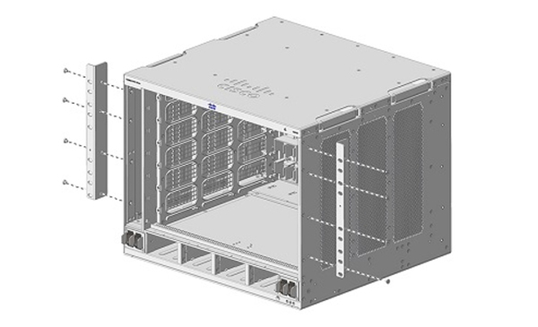 Catalyst 9600 Series 6 slot chas RkMo