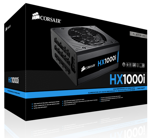 Corsair 1000W HXi Series HX1000i -virtal&auml;hde
