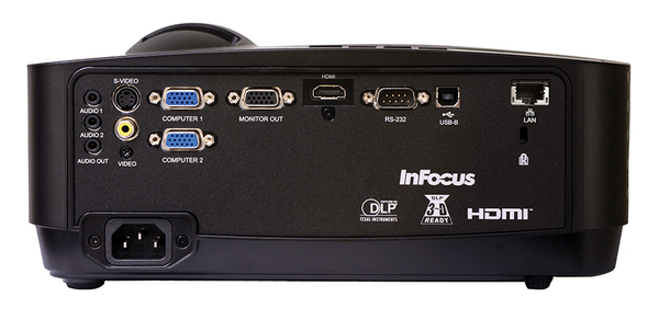 InFocus IN128HDx - DLP-projektori - 3D - 4000 lumenia - 1920 x 1080 - 16:9 - HD 1080p - LAN