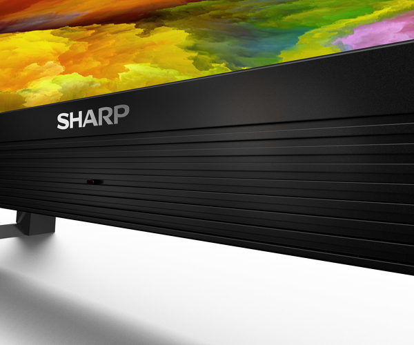 Sharp 50&quot; UHD Quantum Dot, Black Frameless Android Smart TV