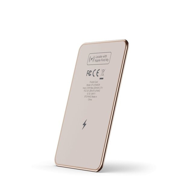 Satechi Find My Wallet Card - tracker, Desert Rose