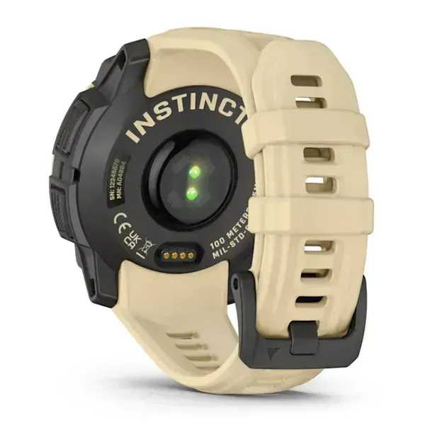 Garmin Instinct 3 45mm AMOLED -urheilukello, Citrine/harmaa