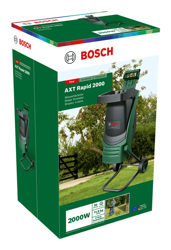 Bosch AXT Rapid 2000 - Kompostimylly