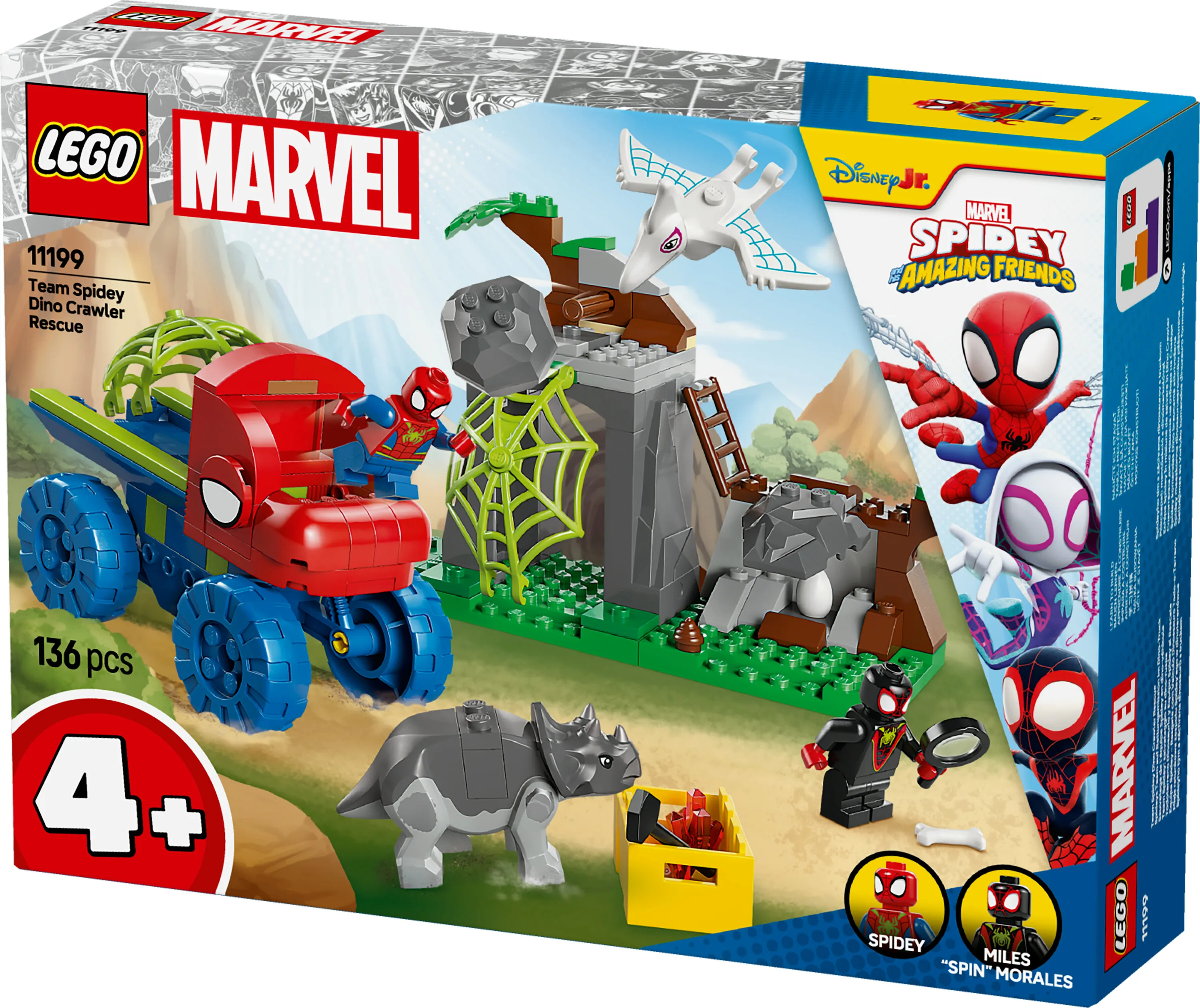 LEGO Marvel Team Spidey and Friends Dinotela-ajoneuvopelastus 11199
