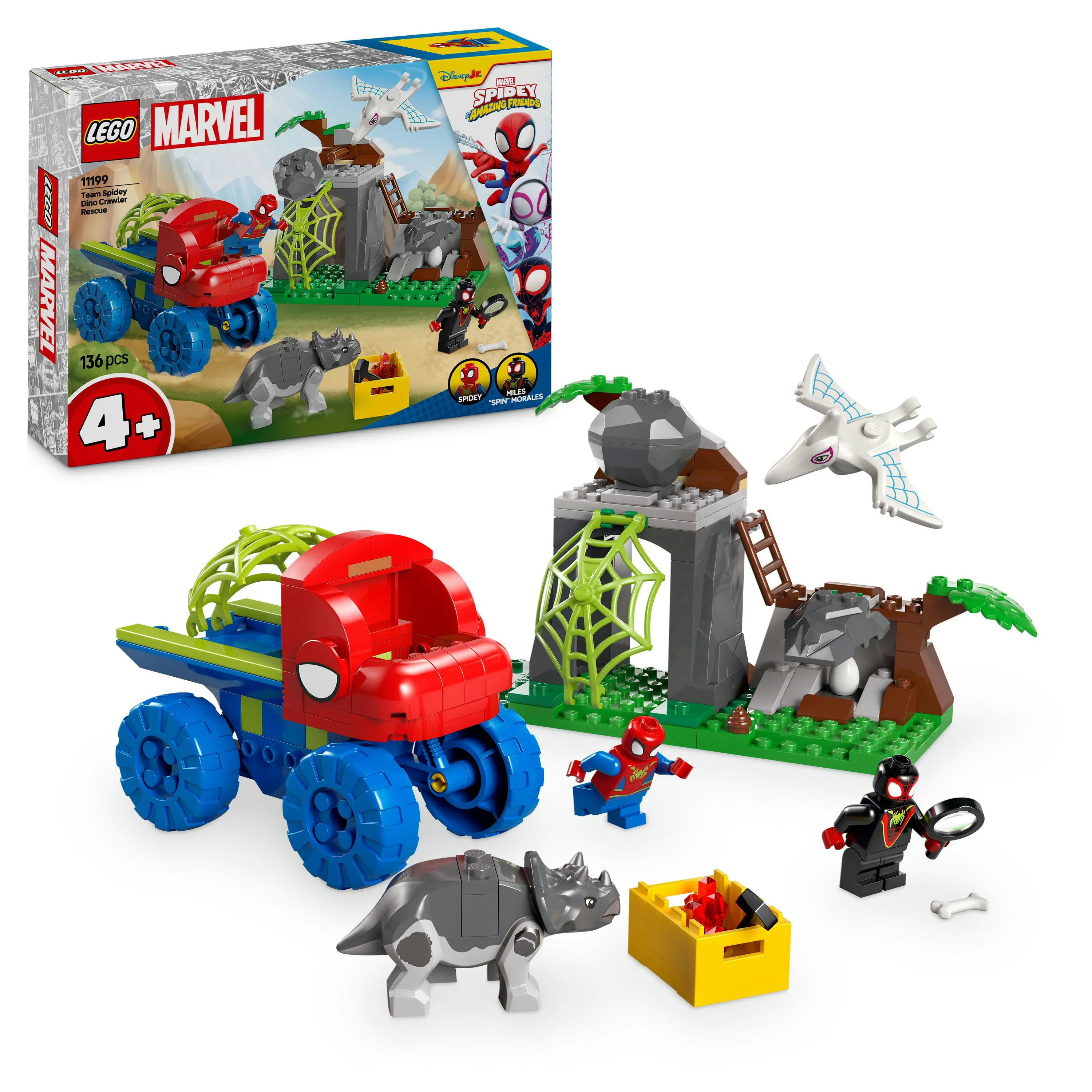 LEGO Marvel Team Spidey and Friends Dinotela-ajoneuvopelastus 11199