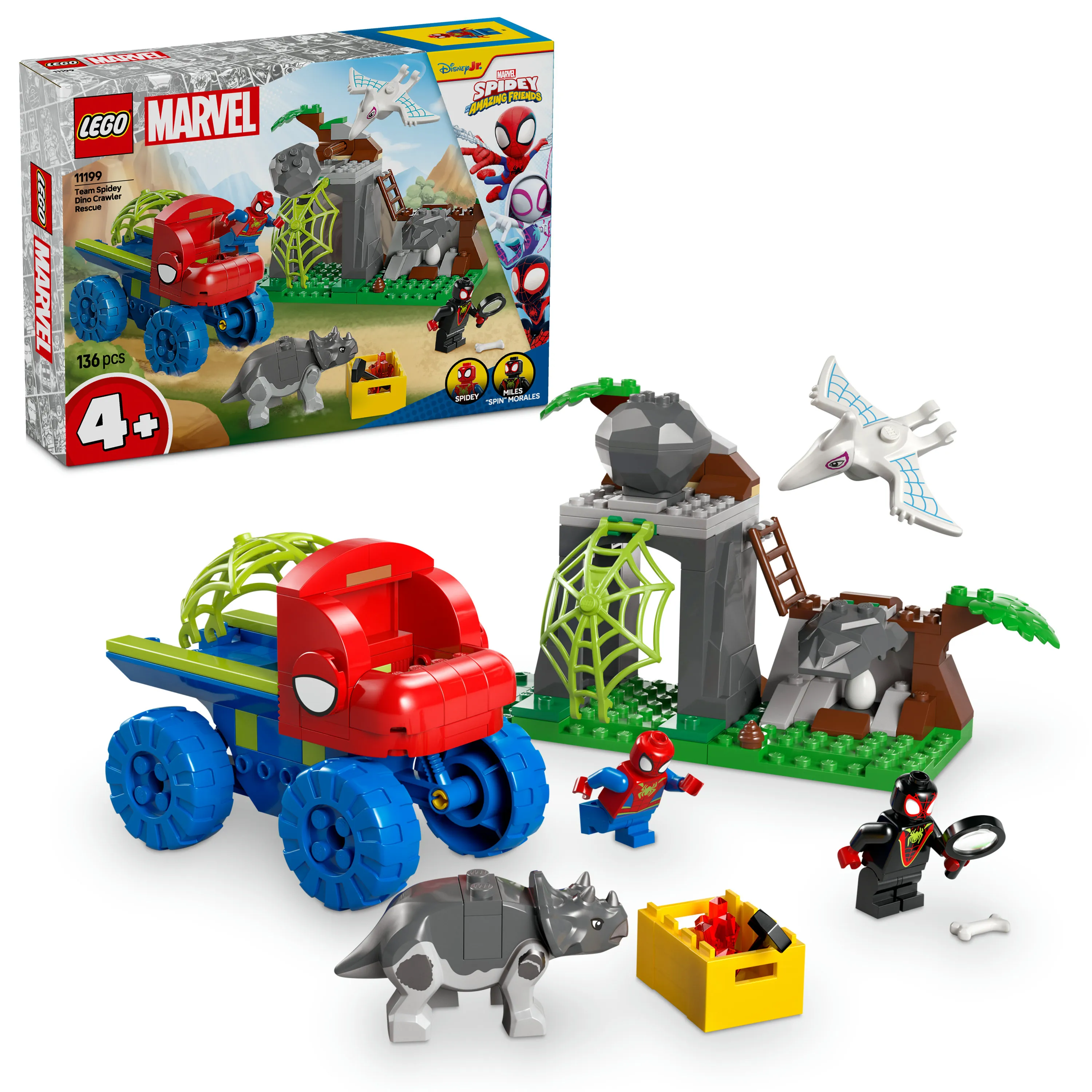 LEGO Marvel Team Spidey and Friends Dinotela-ajoneuvopelastus 11199