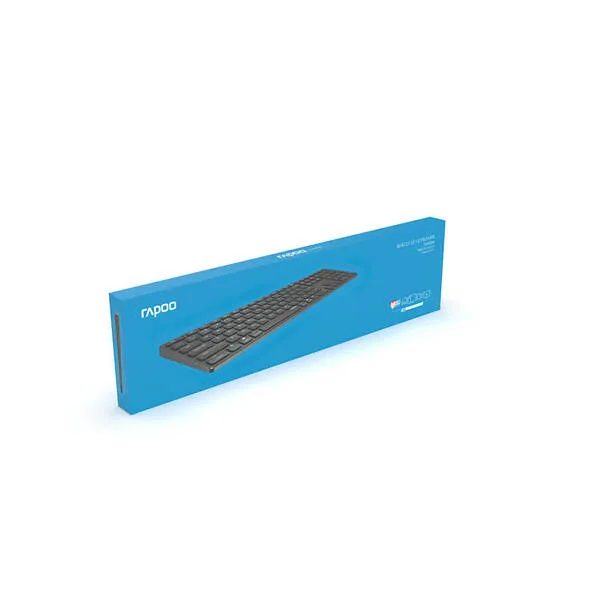 RAPOO Keyboard E9800M Multi-Mode Wireless Dark Grey