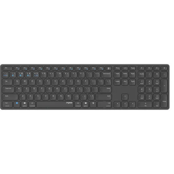 RAPOO N&auml;pp&auml;imist&ouml; E9800M Multi-Mode Wireless Dark Grey