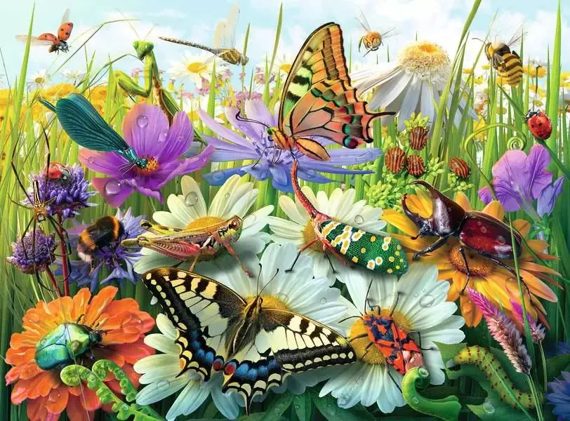 Ravensburger Wonder World of Insects - puzzle, 100 pcs