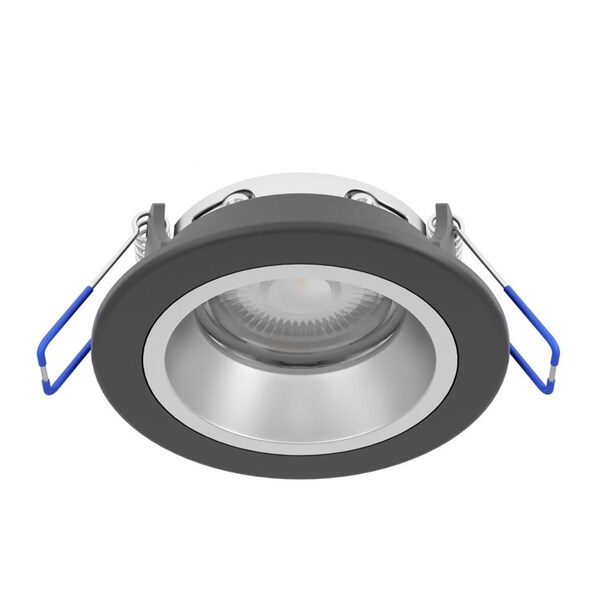 EGLO Yebra-Z MATTER - Recessed spotlight, Black/Silver