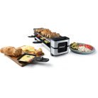 Steba RC 140 Raclette-grilli, 4 henkil&ouml;&auml;, 600 Wattia, Musta / Ruostumaton ter&auml;s