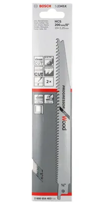 Bosch Progressor for Wood S 2345 X Savklinge Vekselsav