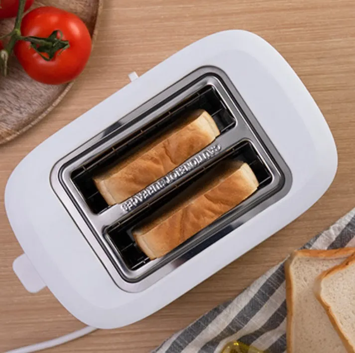 Cecotec Toast&amp;Taste 9000 Double White -leiv&auml;npaahdin, 980 W, 2 viipaletta