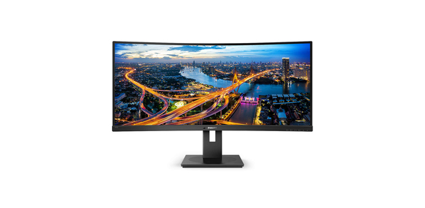 Philips B-Line 345B1C/00 34" UWQHD, VA Curved Monitor with USB hub