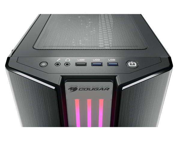 Cougar Gemini S Midi - case, black
