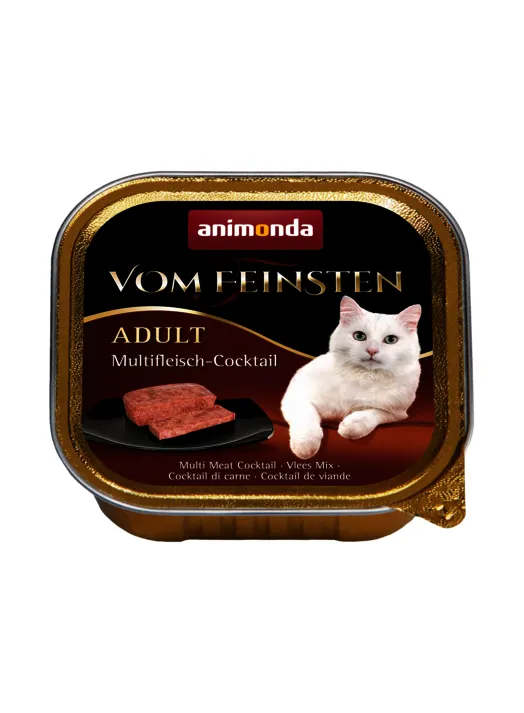 Animonda Vom Feinsten Adult Multi-Meat Cocktail, Kissan m&auml;rk&auml;ruoka, 100 g