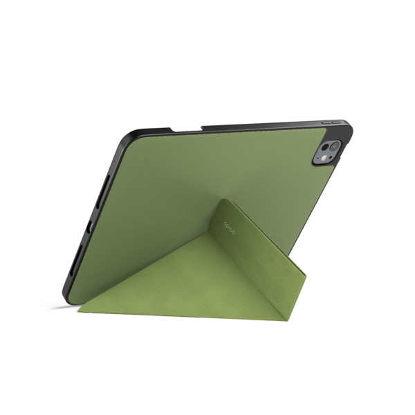 Epico SolidWoven Flip Case | iPad Pro 11" (3.-6. gen)/Air 10,9" (A14-M1)/Air 11" (M2-M4) | Green | Integrated Stand  &amp;  Apple Pencil Storage