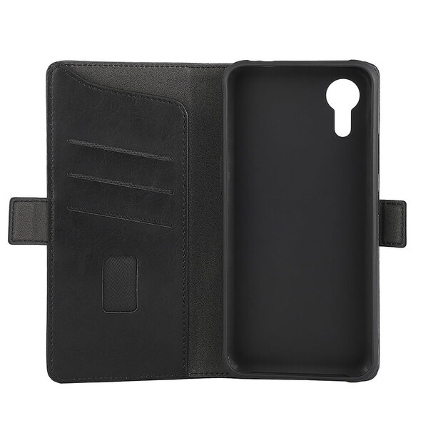 GEAR Wallet, Galaxy XCover 7 -lompakkokotelo, Musta