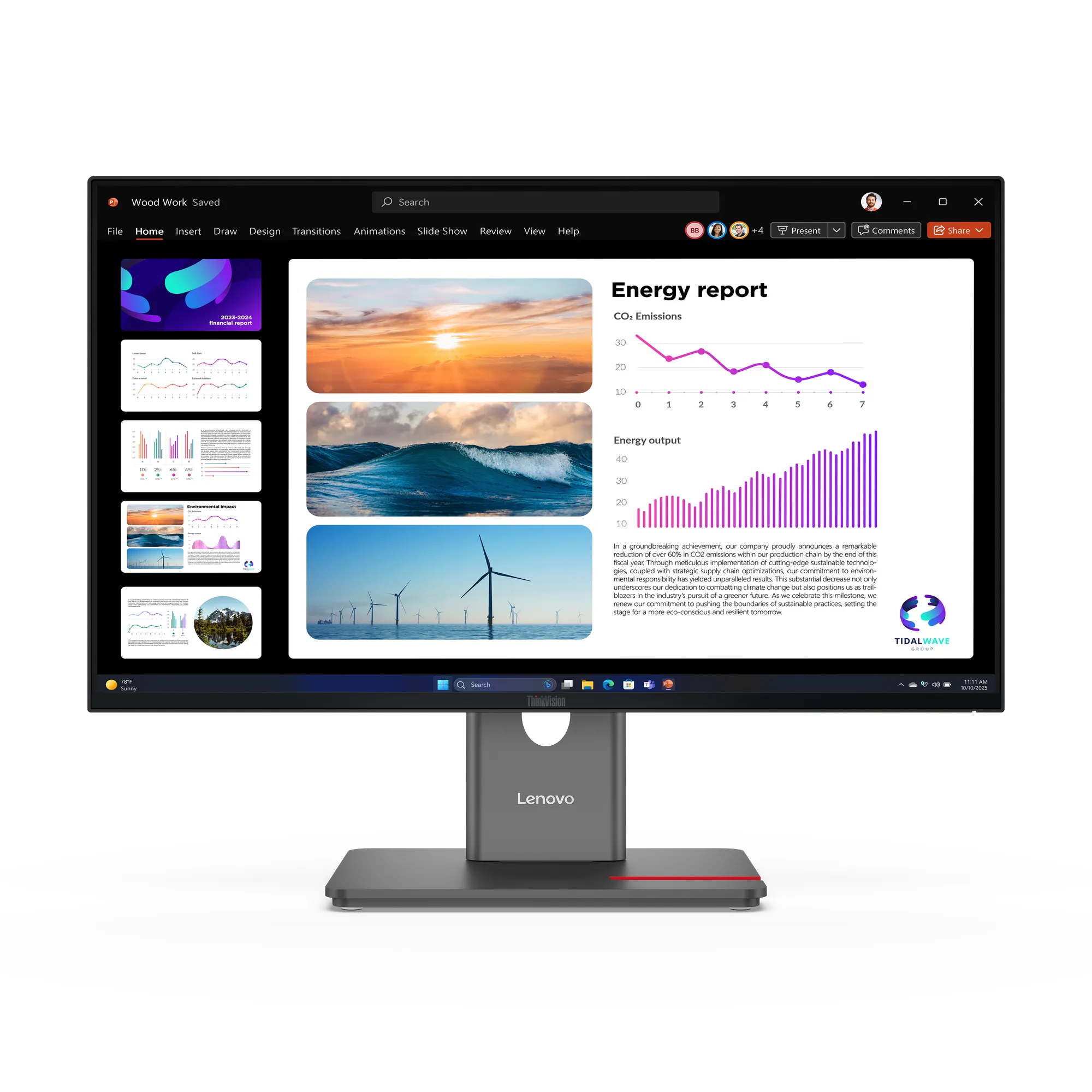 Lenovo ThinkVision ThinkVision P24Q-40 24" QHD, IPS -näyttö