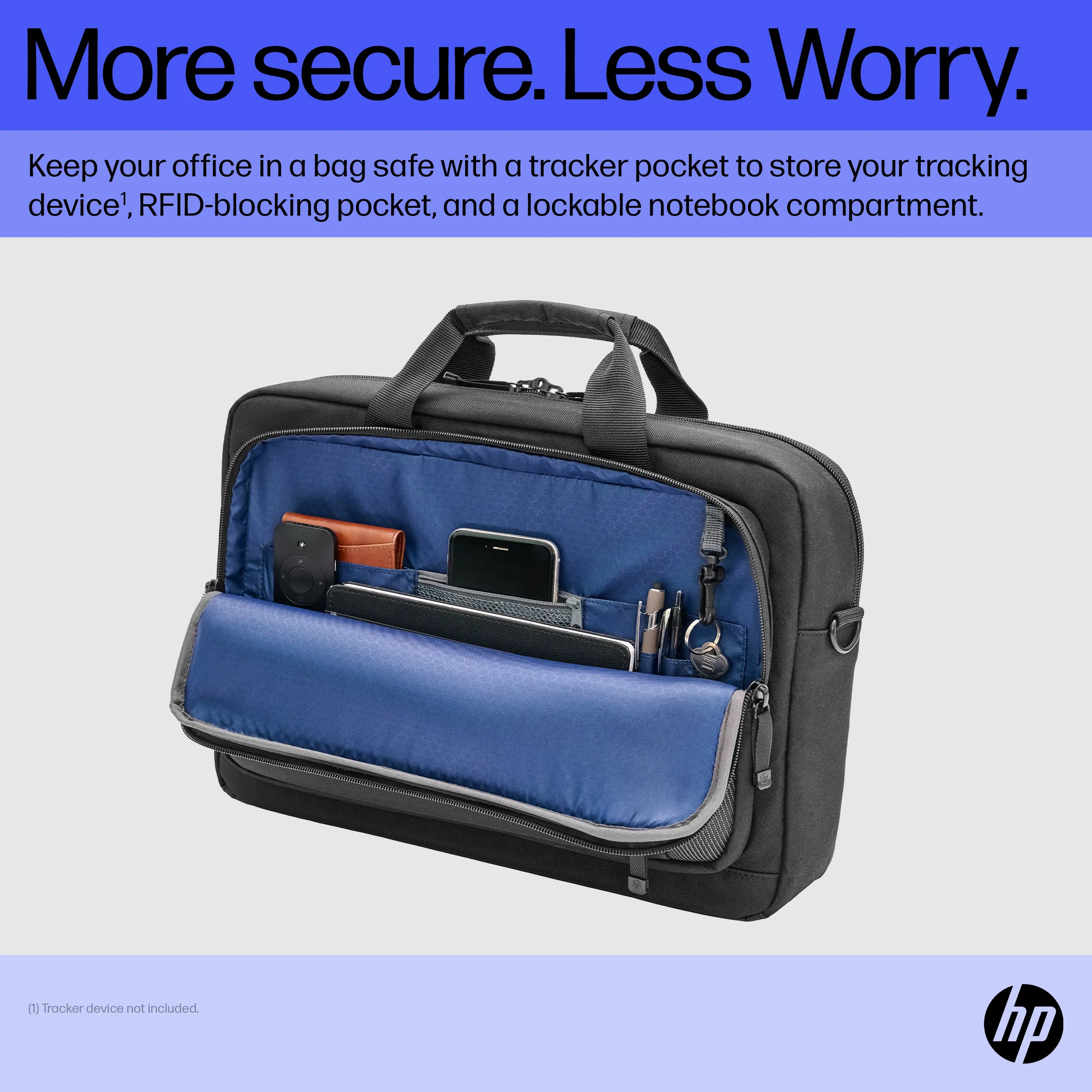 HP Renew Executive - Kannettavan tietokoneen kantolaukku olkahihnalla - 16.1&quot; - musta malleihin ZBook Firefly 14 G9 Mobile Workstation, ZBook Fury 16 G9 Mobile