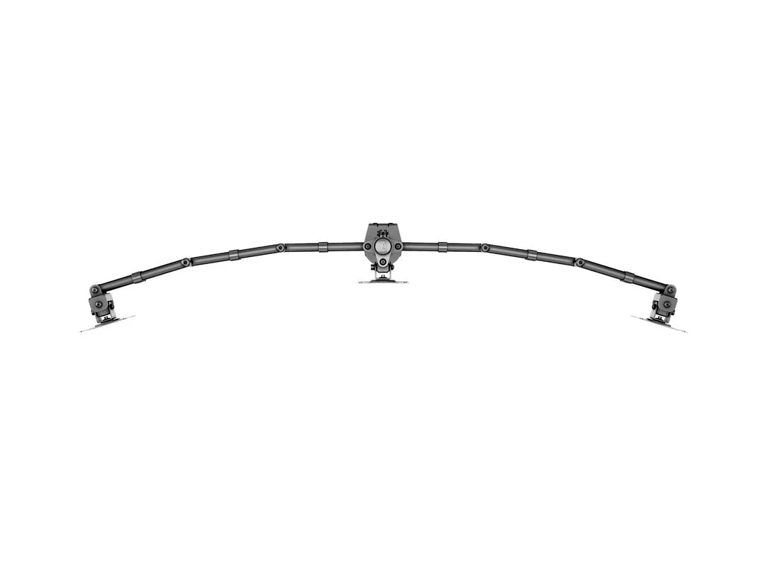 Multibrackets M Deskmount Basic Triple, -monitor arm, black, 15&quot;-27&quot;, 7,5kg