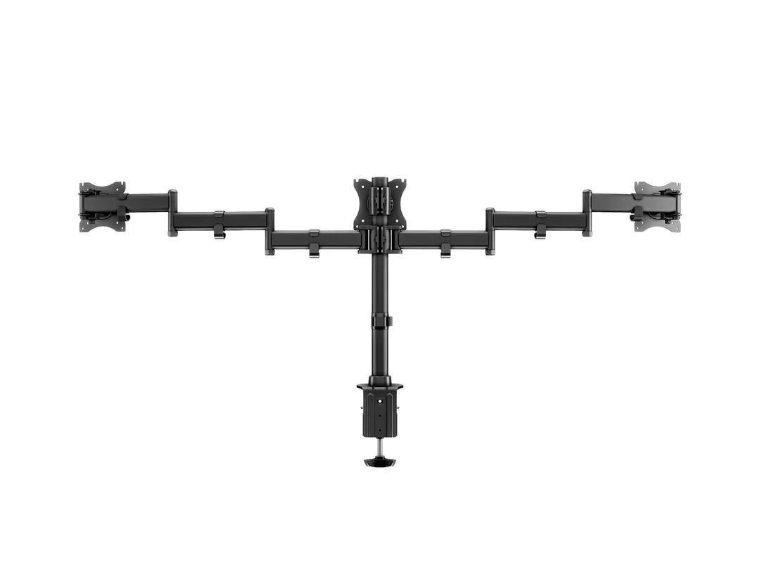 Multibrackets M Deskmount Basic Triple, -monitor arm, black, 15&quot;-27&quot;, 7,5kg