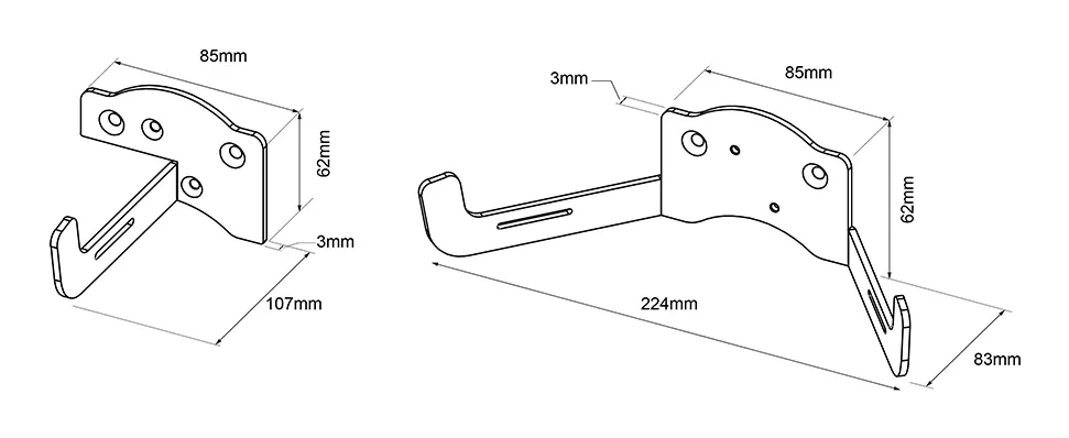 M Universal Cable Management Wall