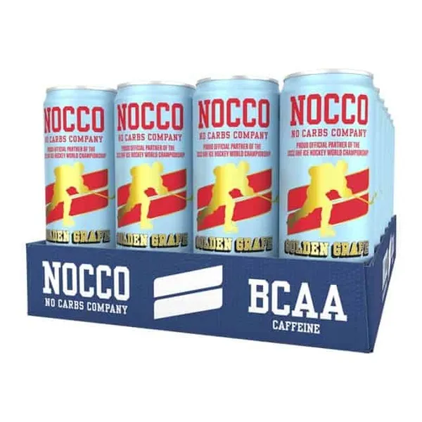 NOCCO BCAA Golden Grape Del Sol -energidricka 330 ml, 24-pack