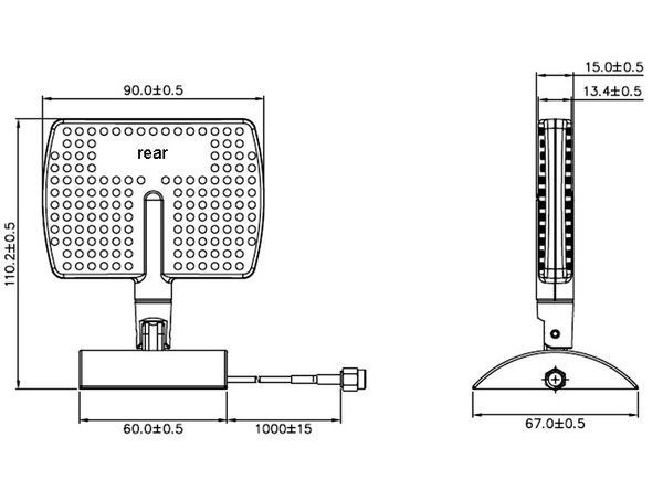 DeLOCK WLAN antenni RP-SMA ur, 4-6 dBi, 2,4/5GHz, ymp&auml;ris&auml;teilev&auml;,