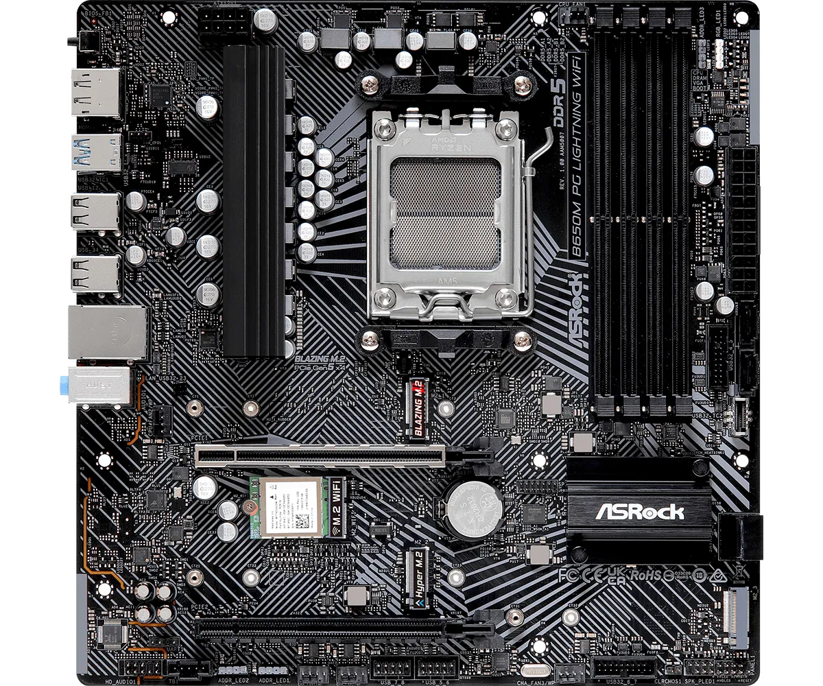 ASRock B650M PG LIGHTNING WIFI mATX - motherboard