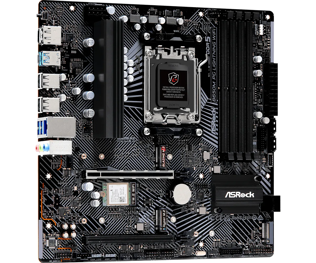 ASRock B650M PG LIGHTNING WIFI mATX - motherboard
