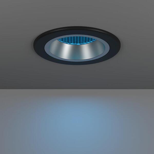 EGLO Yebra-Z MATTER - Recessed spotlight, Black/Silver