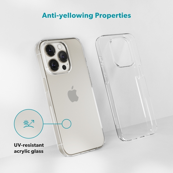 Epico Hero, iPhone 16 Plus - fodral, Transparent