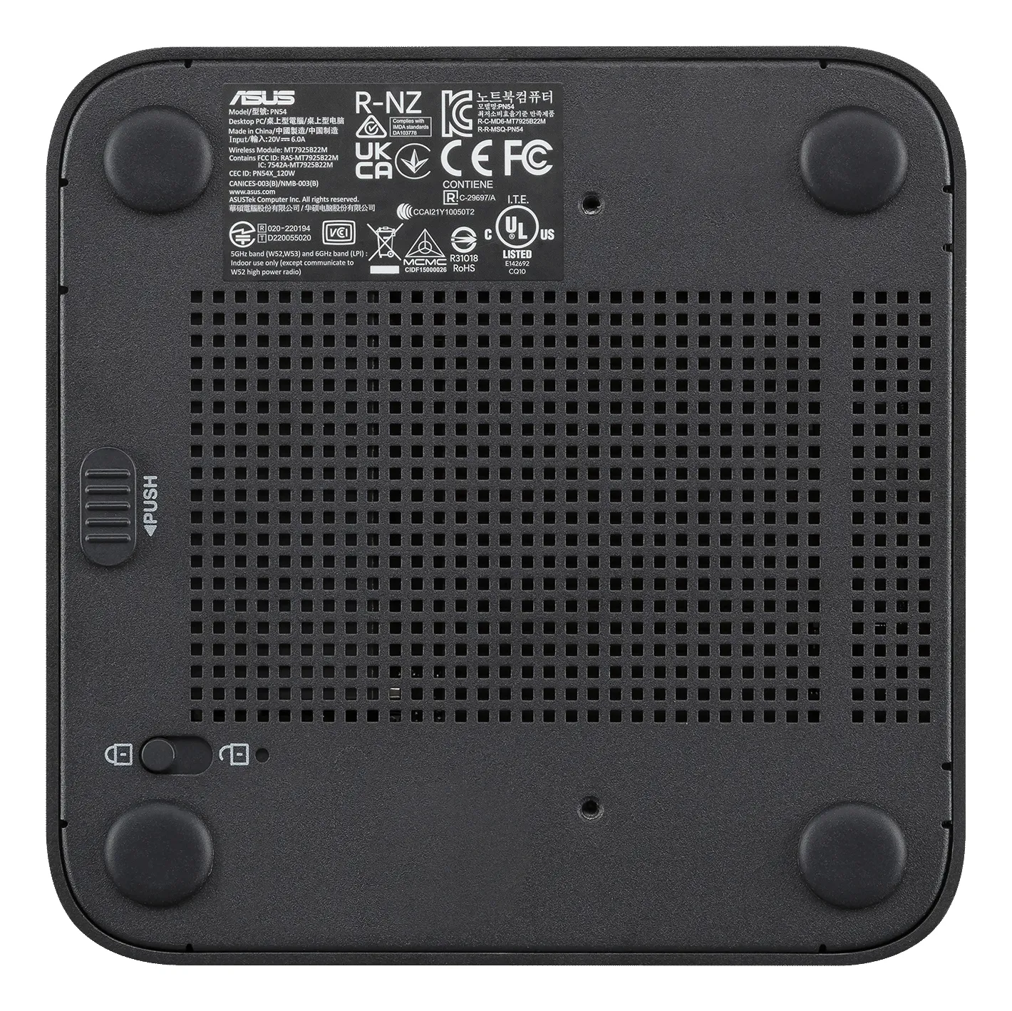 ASUS ExpertCenter PN55-S70012NL Ryzen AI 7 445, 32 Gt, 1 Tt, Win 11 Pro -minitietokone, musta