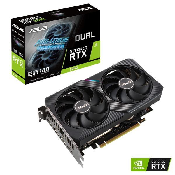 Asus GeForce RTX 3060 Dual V2 OC 12 GB grafikkort