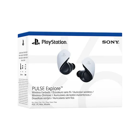 Sony PULSE Explore -langaton pelikuulokemikrofoni, valkoinen