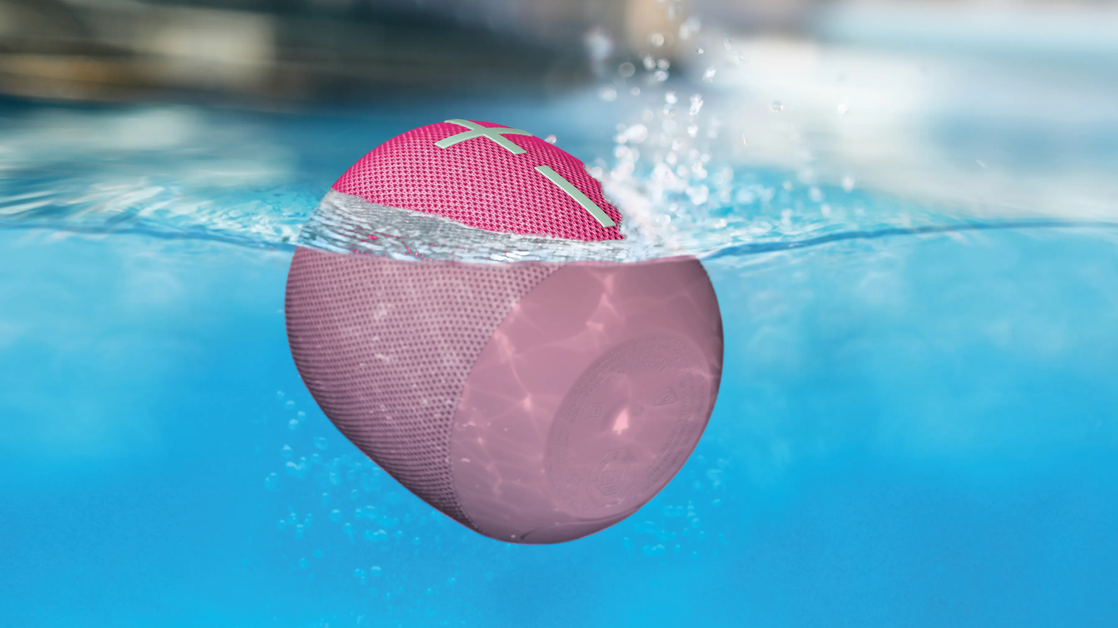 Logitech UE Wonderboom 4 Bluetooth Portable Speaker, Pink