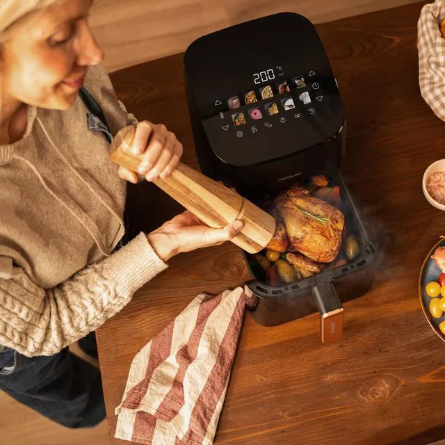 Cecotec Cecofry&Grill Smokin' 4500, 4,5 l, 1900 W, airfryer, musta