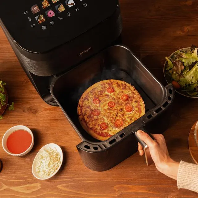 Cecotec Cecofry&Grill Smokin' 4500, 4,5 l, 1900 W, airfryer, musta