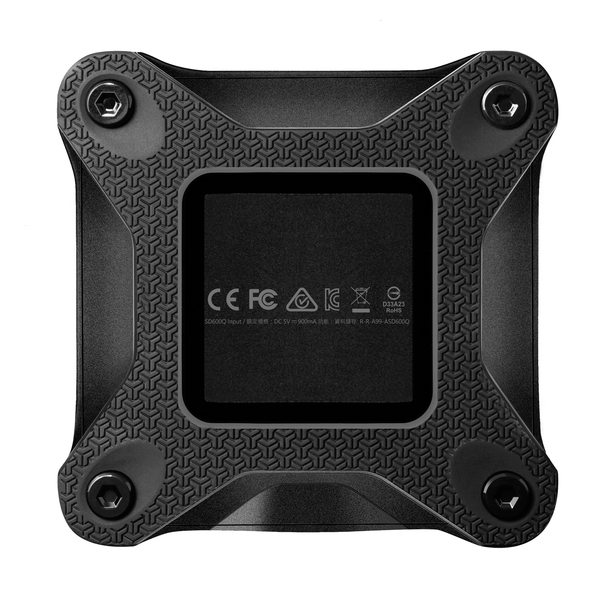 ADATA SD600Q 480 Gt Micro-USB -ulkoinen SSD, Musta