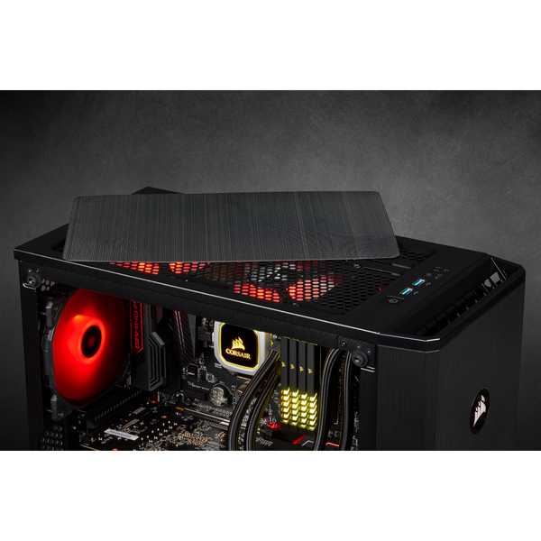 Corsair Carbide 175R RGB Black Tempered Glass, Mid-Tower