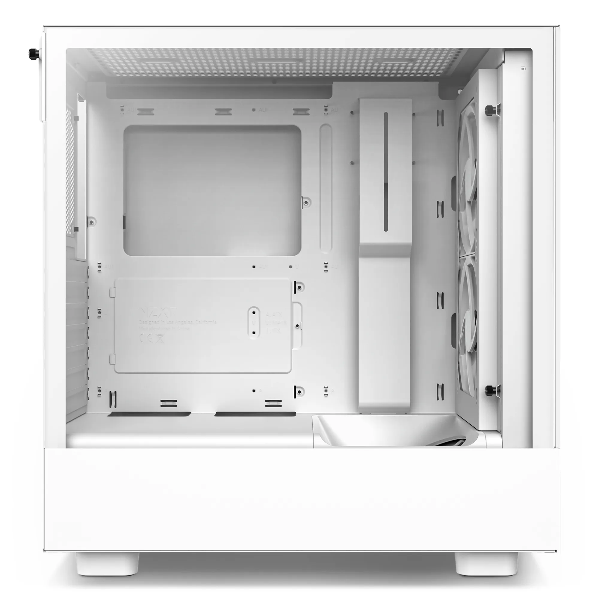NZXT H5 Elite - miditower chassi, fönster, Vit