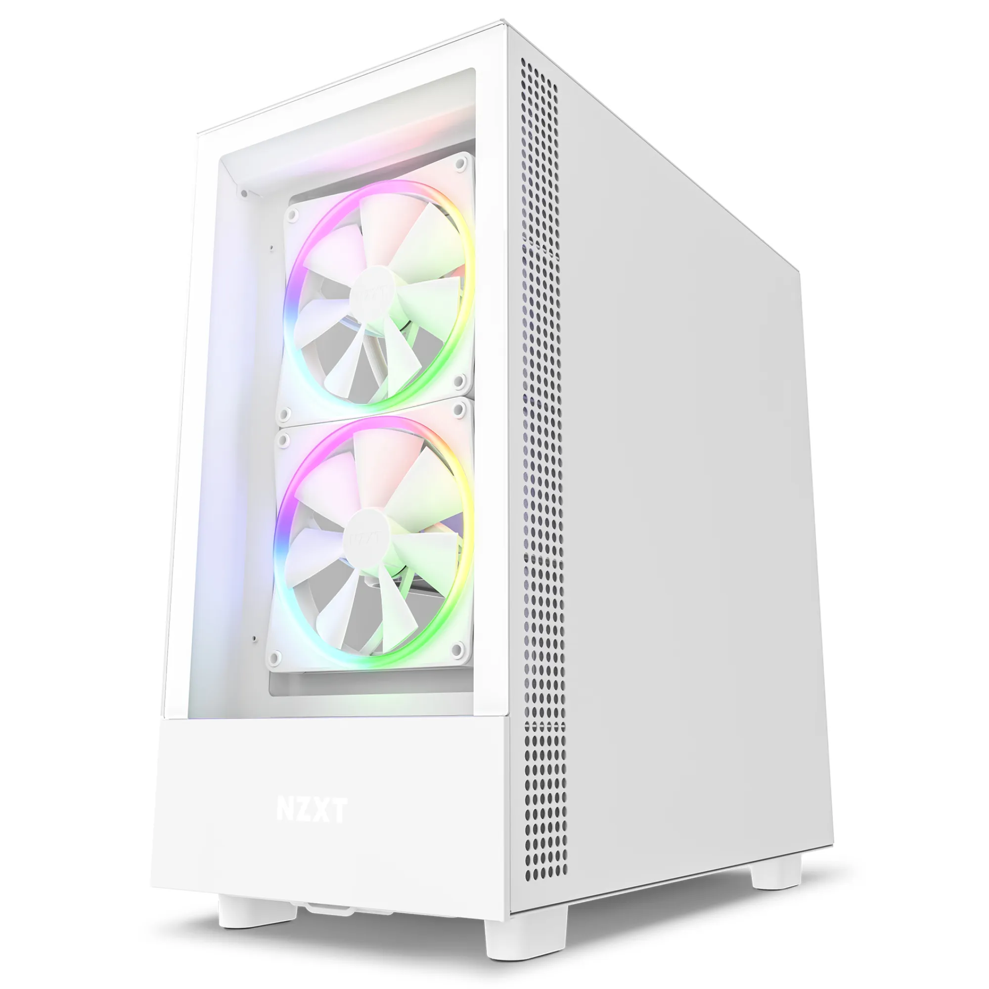 NZXT H5 Elite - miditower chassi, fönster, Vit