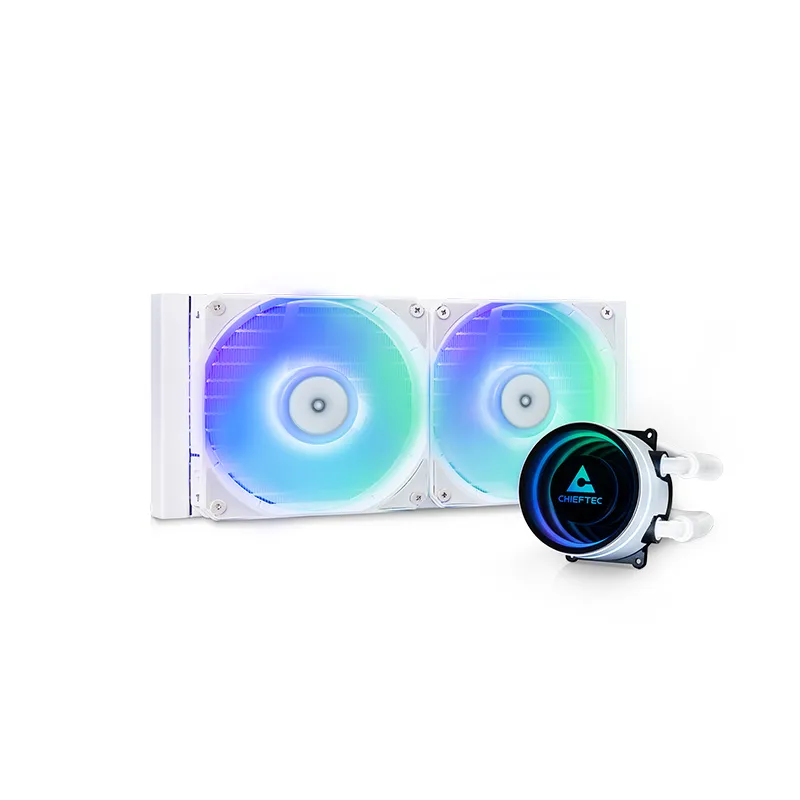 Chieftec Iceberg 240 RGB - liquid cooler, White
