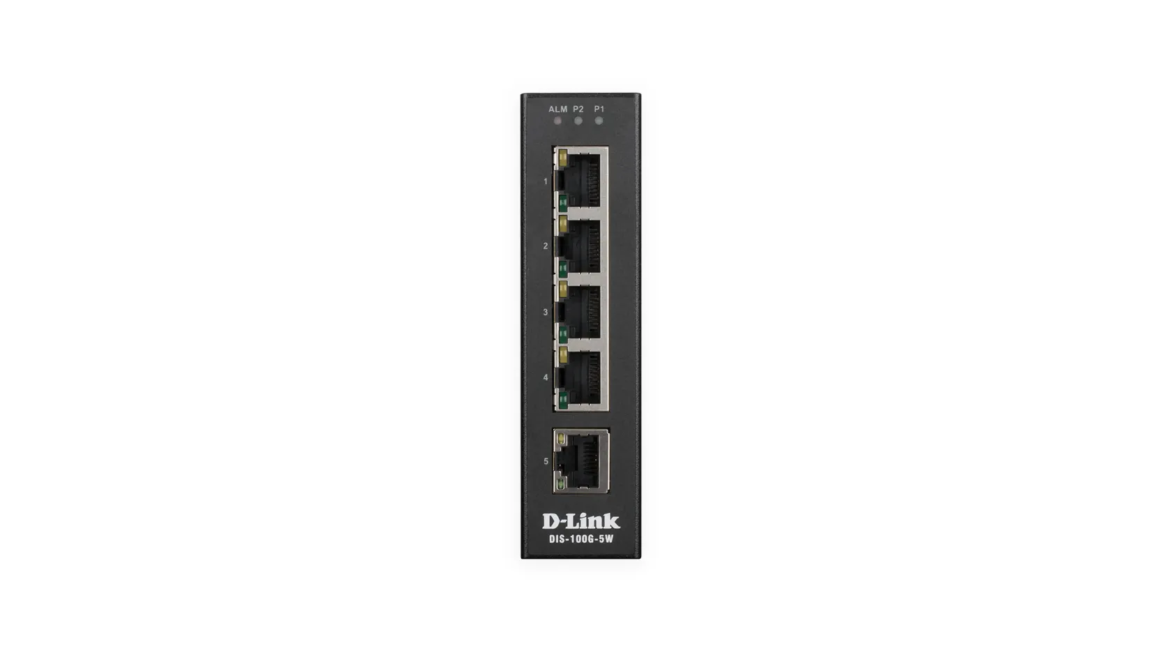 D-Link Switch, 5-portar, Gigabit, Plug and Play, svart